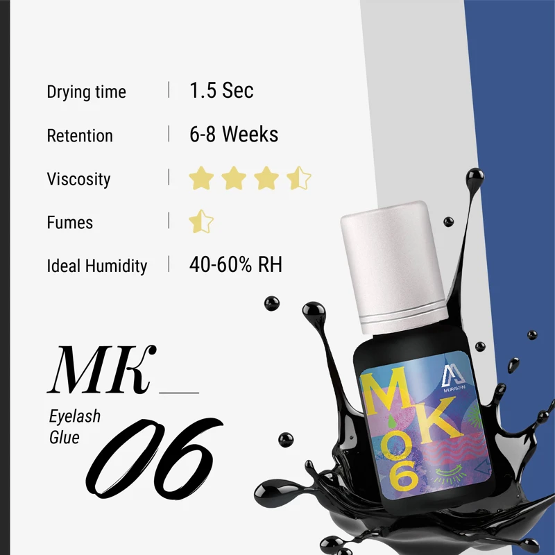 1.5s Drying Lash Glue Taiwan GMP Eyelash Adhesive